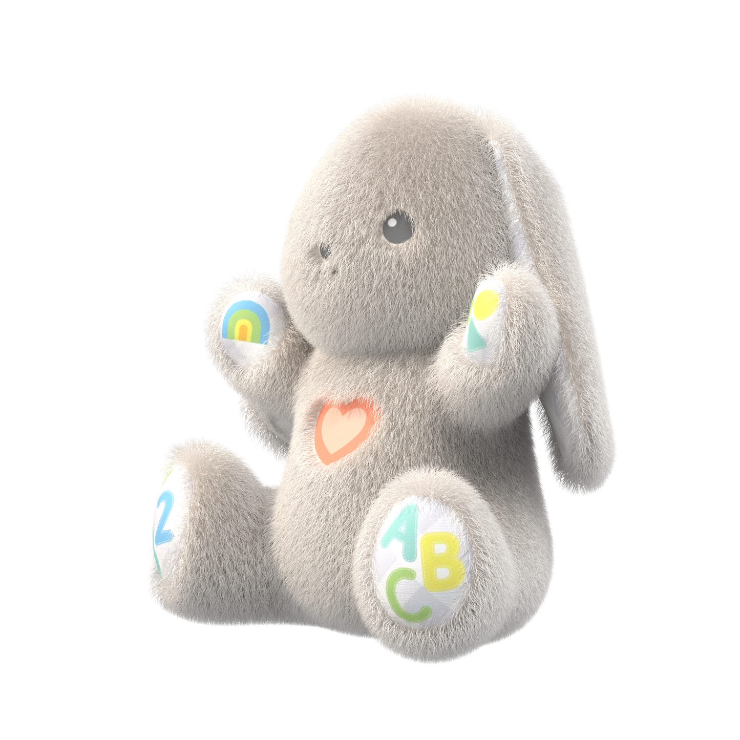 A 3D rendering of a Bunny Plush Toy
